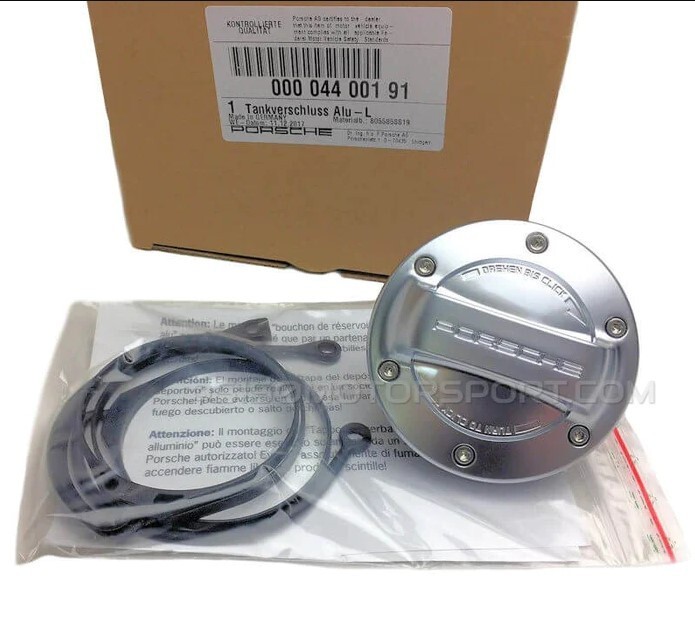 Porsche fuel tank cap aluminum look ポルシェ Porsche Fuel Tank Cap in Aluminium Look for 911/Boxster