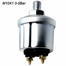 1Pcs Mechanical Oil Pressure Sensors M10X1 0-5Bar Auto Oil Pressure Gauge Sensor