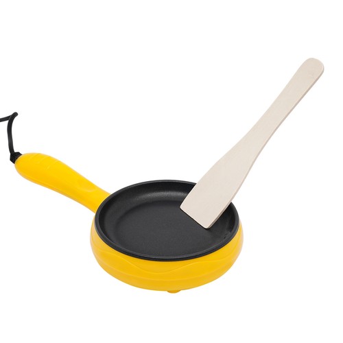 450W Electric Skillet W/ Wooden Spatula Heat Dissipation Base Non-Stick Pan - Picture 6 of 12