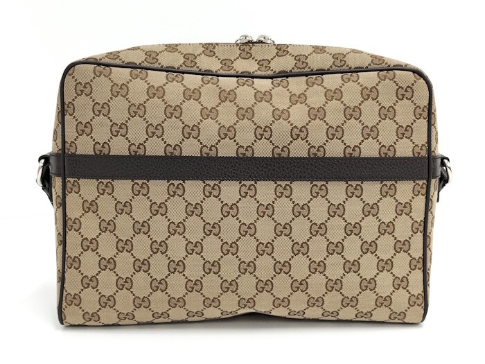 【関税&送料込】Gucci Gg Supreme Fabric Crossbody Bag Gucci GG Supreme Shoulder Bag Crossbody Canvas Leather Beige