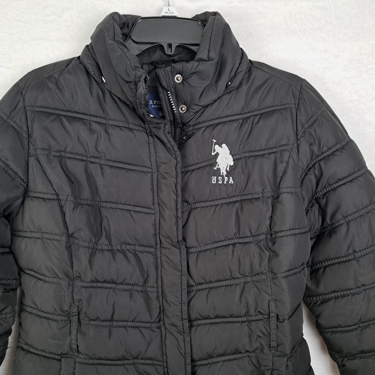 U. S. Polo Assn Superior Quality Women's Full Zip Black U. S. Polo Assn Superior Quality Women's Full Zip Black