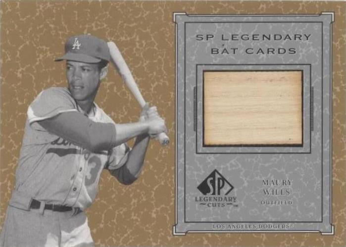 2001 SP Legendary Cuts - Maury Wills #B-MW - 1 of 1