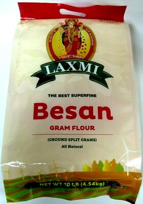 10 lb Ground Split Gram Chickpea Flour Besan Split Yellow Pea Flour Besen Atta