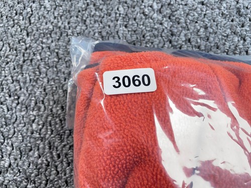 L.L. Bean 1/4 Snap Button Fleece Pullover Adult Medium Orange Jacket - Picture 14 of 14