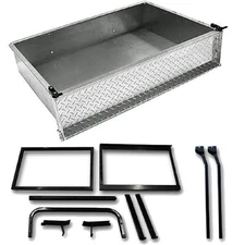 Club Car Precedent Tempo Golf Cart GTW Aluminum Cargo Utility Box & Mounting Kit
