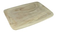 Holztablett Eckig 30X23 Cm Holzschale Tischdeko Weihnachtsdeko Deko Tablett Holz