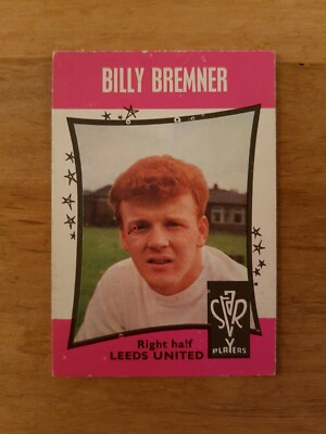 A&BC Footballer 1967 Star Players Card - #38 Billy Bremner - Leeds United (B)