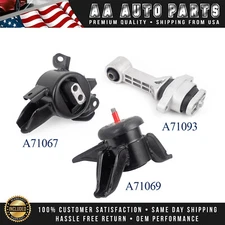 3PC Engine Motor & Transmission Mount for 2014-2019 Kia Soul l4 2.0L AUTO