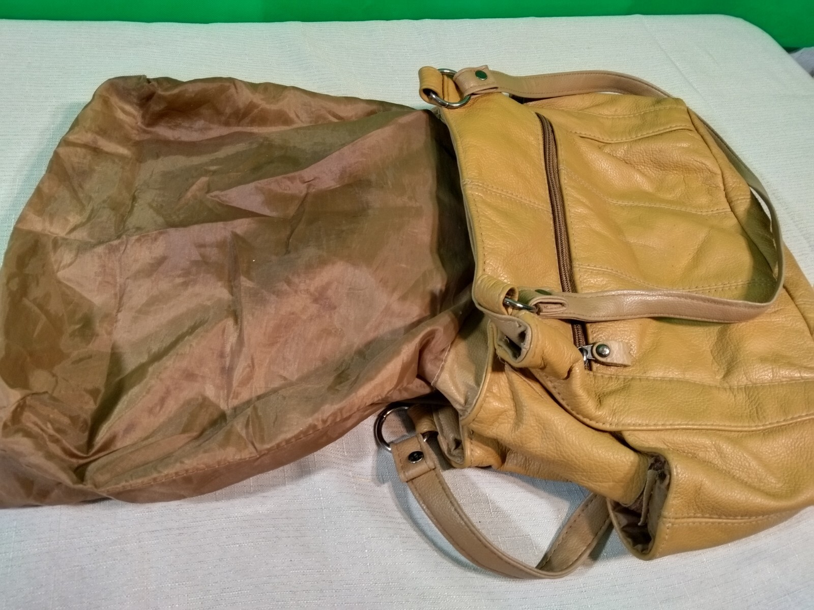 GF60 BROWN MULTIPOCKET DOUBLE STRAP LARGE LINED T… - image 11