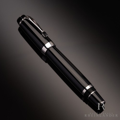 Montblanc Boheme Noir Platinum Line Rollerball Fineliner Resin Black ID 5098 embalaje original - Imagen 2 de 7