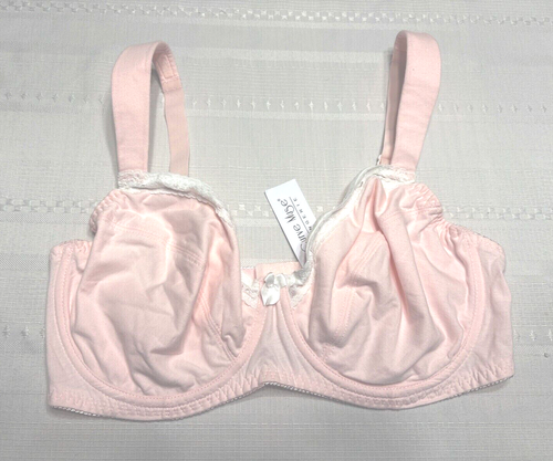 New Curve Muse Lingerie Bra,Minimizer,Underwire,Unlined 100% Cotton,40 DD,40DD