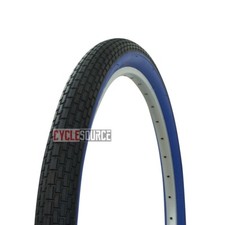 Blue WALL Fenix Small Brick 26" X 2.125" BEACH CRUISER TIRE chopper lowrider