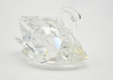 Cygne en cristal Figurine taillé et assemblé