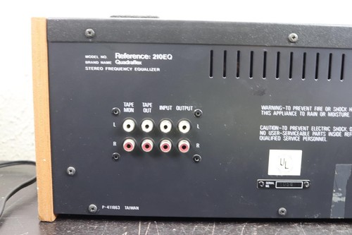 Quadraflex Referenz: 210EQ Equalizer 10-Band. - Bild 9 von 11