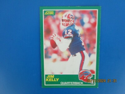 FREE SHIPPING- 1989 SCORE JIM KELLY- HALL OF FAMER- NEAR MINT!