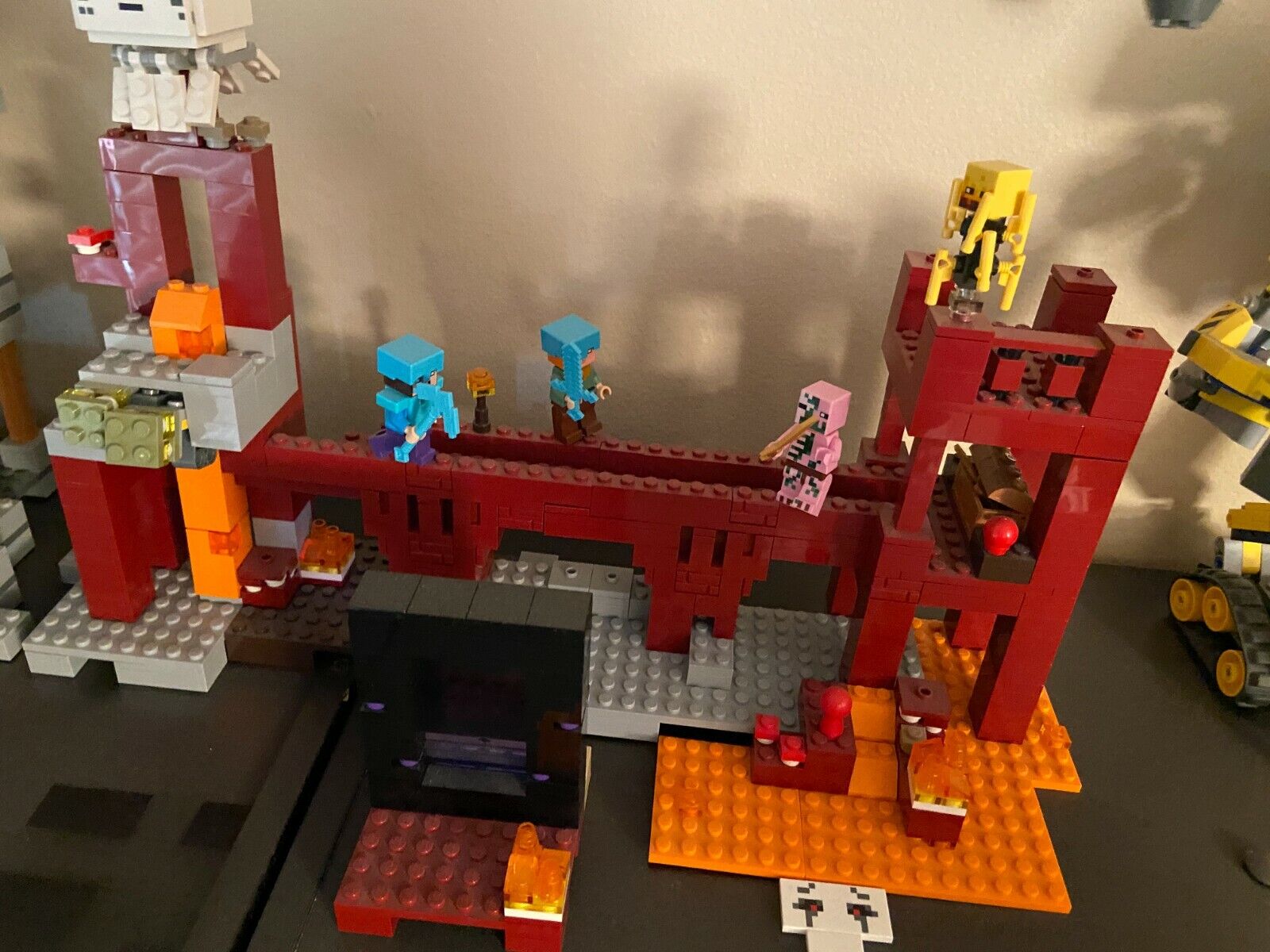  LEGO Minecraft The Nether Fortress 21122 : Toys & Games