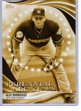 Alex Rodriguez 2019 Topps Update Perennial All-Stars 5x7 Gold #PAS-22 /10 Yankee