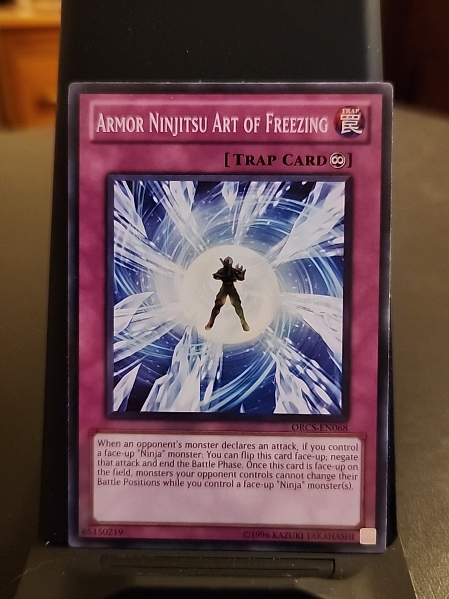 Armor Ninjitsu Art of Freezing - Yugioh Trap Card