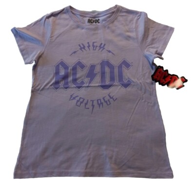 Camiseta Feminina Camiseta Acdc NiÃ±a Camiseta Grafico Camisetas