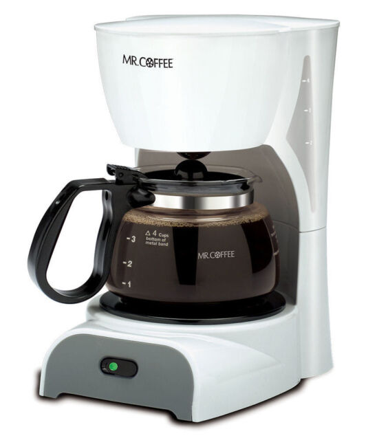 Mr. Coffee DR4-NP 4 Cup Coffee Maker - White for sale online | eBay