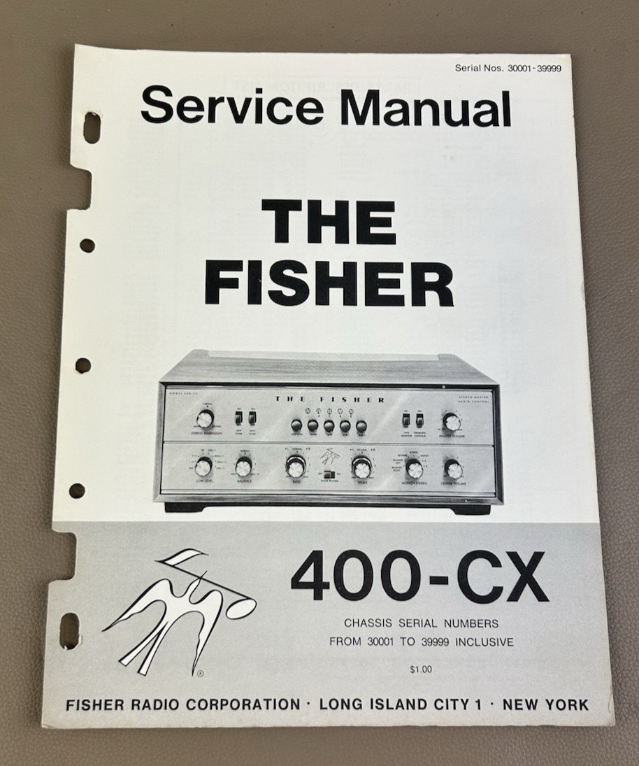Fisher 400-CX Service Manual D-837