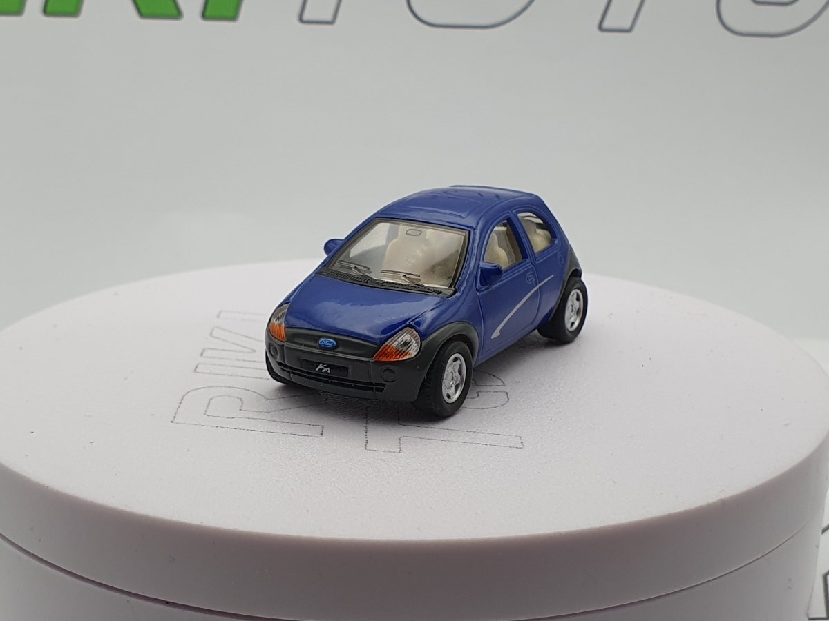 Voiture Miniature Ford KA Kinsmart 1:64 Argentée - Pullback - Neuf Et Rare
