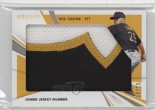 2021 Panini Immaculate Jumbo Jerseys Jersey Number 6/10 Wil Crowe #JJ-WCW 9l4