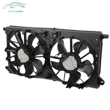 Dual Fan Radiator Cooling Fan Assembly For Ford F-150 2021 2022 2023 ML3Z8C607C