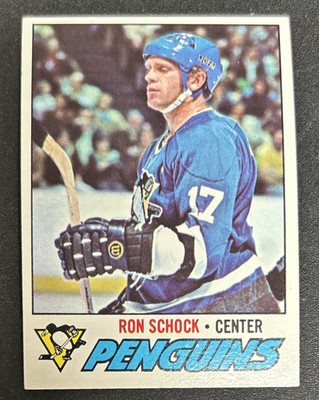 1977-78 Topps Ron Schock Hockey Card #51 Penguins Center VG O/C