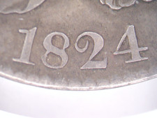 1824 Silver Capped Bust Half Dollar NGC VF 25 O-115 -- Sharp Details!