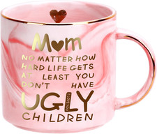 Mothers Day Gifts: 12Oz Coffee Mug for Mom from Daughter Son Unique Birthday Pre
