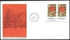 🍁Canada   #537 Pair  "MAPLE LEAVES IN AUTUMN"  Brand New 1971 First Day Cover