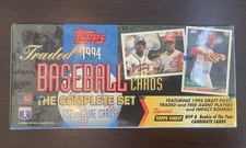 1994 Topps Traded Baseball Complete Factory Sealed Set 132 Cards
