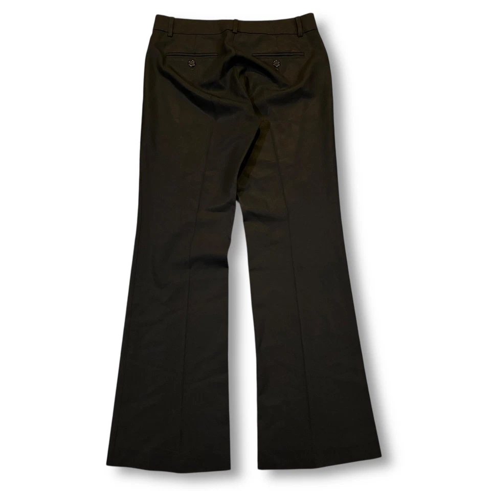 Theory Wool Blend Black Bootcut Dress Pants Women's Size 4 Career - Image 2 of 4