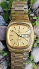 Vintage Omega Seamaster Day-Date Gold Dial Men's Automatic Watch 1979