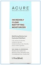 Acure Incredibly Clear Mattifying Moisturizer 1.7 fl oz (