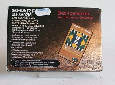 Sharp IQ-8B02M Backgammon in OVP