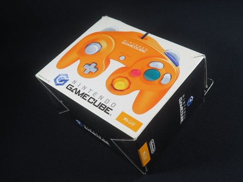 Gamecube GC controller Nintendo Japan orange official pad game dol-003 boxed jp - Picture 14 of 24
