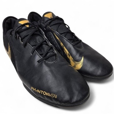 Nike Phantom VSN Academy Indoor Soccer Shoes Men's Gold Swish Athletic Wear 13
