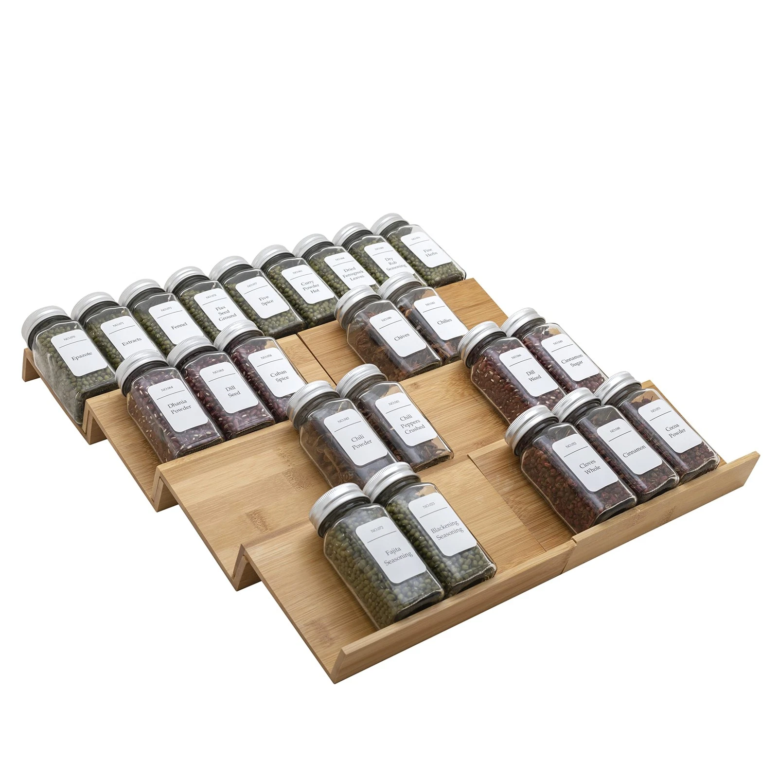 Spice Rack Drawer Organizer - 8 Piece Set - 8" or 16" Wide
Opens in a new window or tab