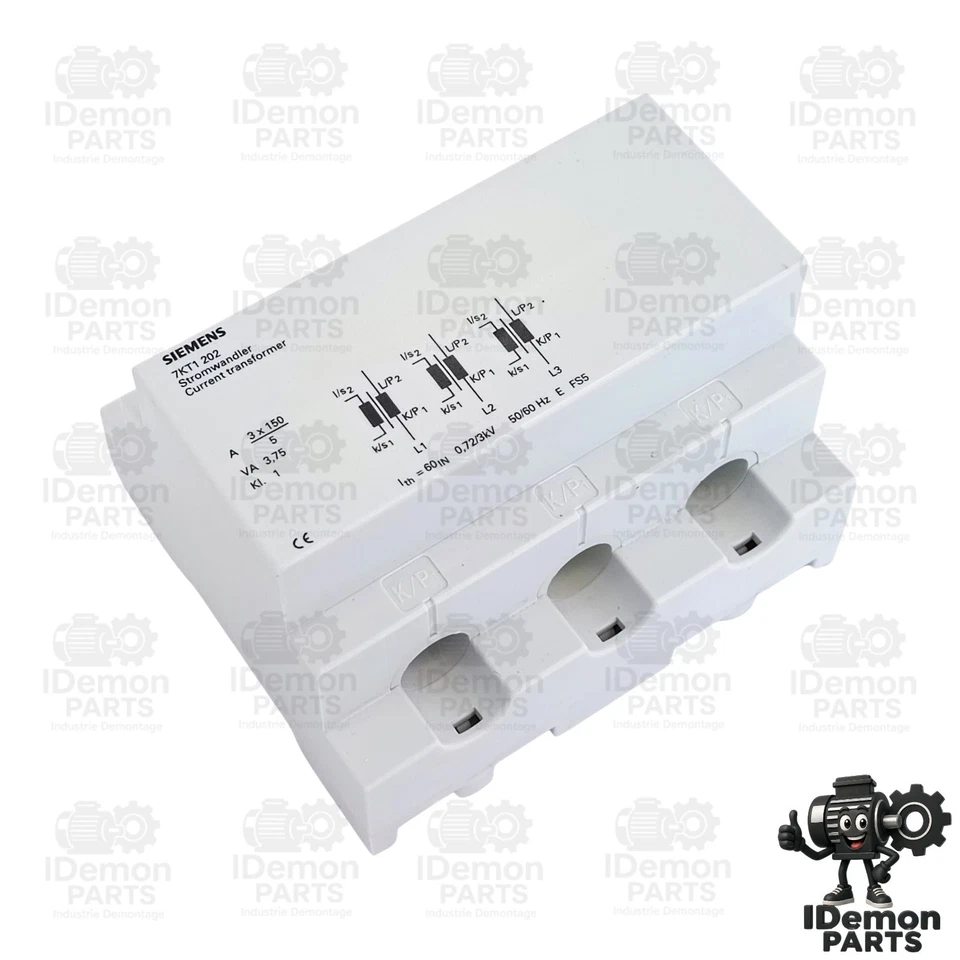 Siemens 7KT1202 SENTRON Stromwandler 3x150/5A Dreiphasig Klasse 1 FS5 -OVP- - Bild 1 von 4