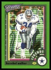 K805 HERSCEL WALKER 2022 CLASSICS TIMELESS TRIBUTES GREEN 20/25 COWBOYS #119