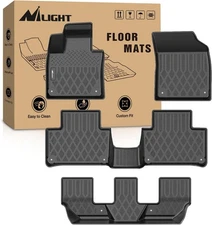 Nilight TPE Floor Mats for Volvo XC90 2016-2024 Only for Plug-in Hybrid Models