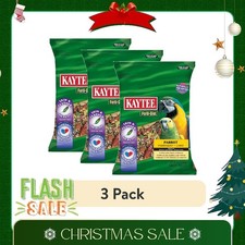  3 pack Kaytee Forti-Diet Parrot Food, 8 Pounds