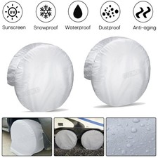 Wheel Tyre Covers Waterproof RV Trailer Camper Car Truck Sun Protector 27"-29"