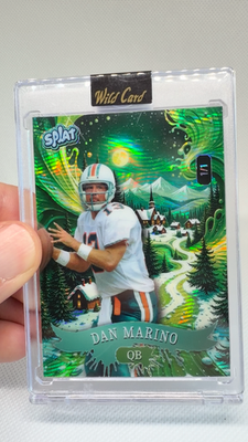 Dan Marino 1/1 Wild Card SPLAT Holiday SSP Dolphins Legend