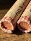 (2) 2023 P Circulated Penny rolls Of 100 coins — photo 3