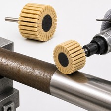 Filz Lamellenpolierer mit 6mm Shaft F&auml;cherschleifer Schleifmop Schleifstift
