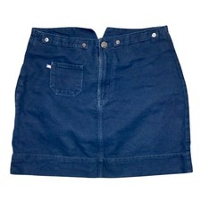 Ralph Lauren Polo Jeans Blue Denim Y2k Mini Skirt Size: 6
