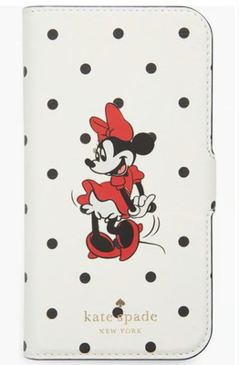 Kate Spade Apple iPhone 12 Mini Disney Minnie Mouse Folio Handyhülle (Neu)